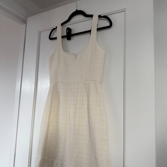 Veronica Beard Sabra Mini Dress Non-Stretch Tweed Sleeveless Square Neck - Picture 7 of 8